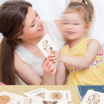 RefinedFlare Glückwunschkarte 24 Emotionskarten, Motivationskarten und Achtsamkeitskarten für Kinder