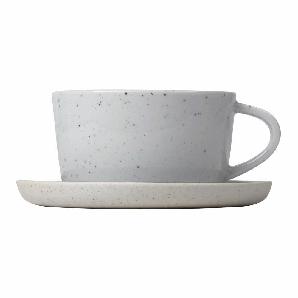blomus Tasse SABLO 2er-Set mit Untertassen 150 ml, Keramik