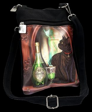 Figuren Shop GmbH Schultertasche Schultertasche Katze Elfe - Absinthe - Lisa Parker - Fantasy Tasche