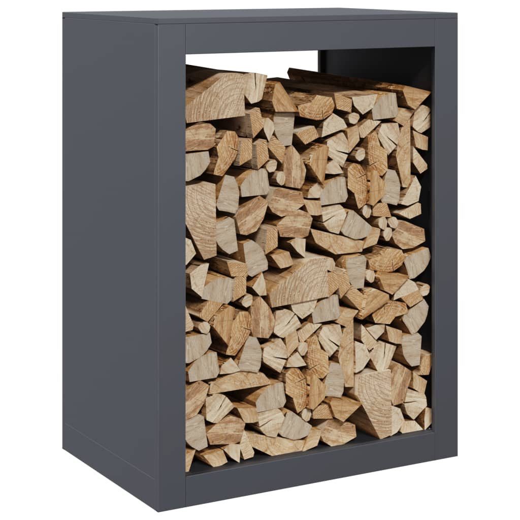 vidaXL Kaminholzregal Brennholzregal Anthrazit 60x40x80 cm günstig online kaufen