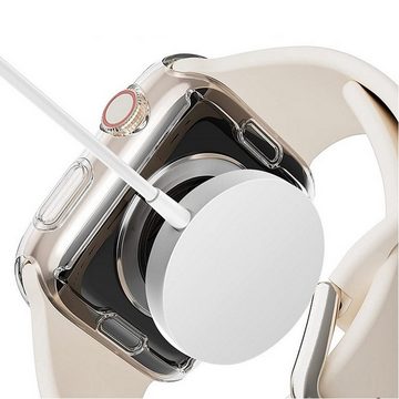 Diida Smartwatch-Hülle Schutzhülle für Apple Watch7/8,Transparent,40/44/41mm