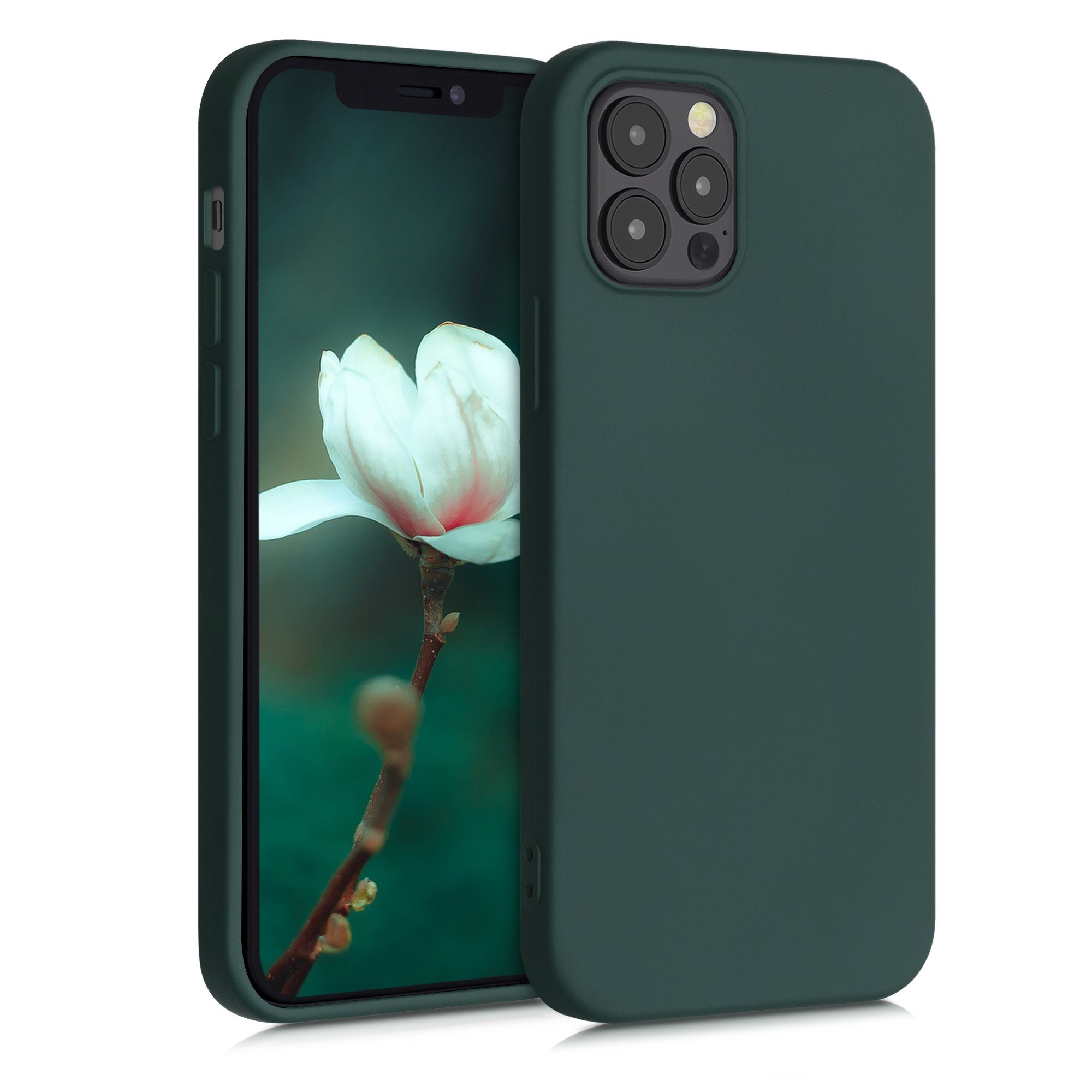kwmobile Handyhülle Slim Case für Apple iPhone 12 / 12 Pro, Hülle Silikon Handy - Handyhülle gummiert