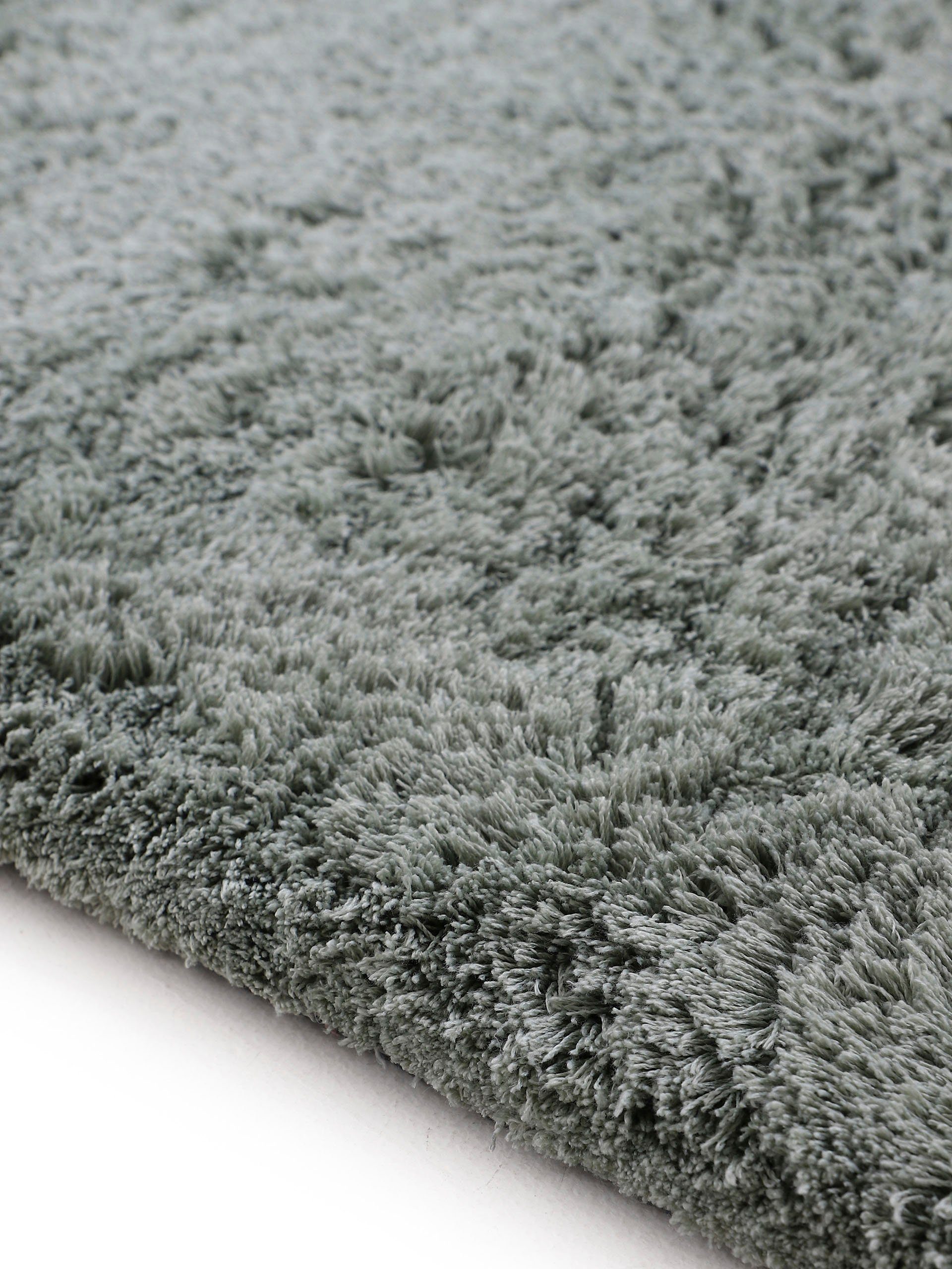 carpetfine Hochflor-Teppich Silky, auch als Läufer erhältlich, rechteckig, Höhe: 20 mm, Shaggy, Langflor, uni, besonders weich, Handarbeit