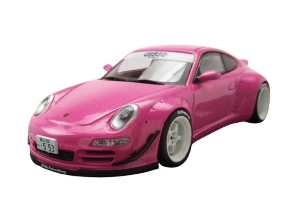 ixo Models Modellauto Porsche 911 (997) RWB rosa, Maßstab 1:43