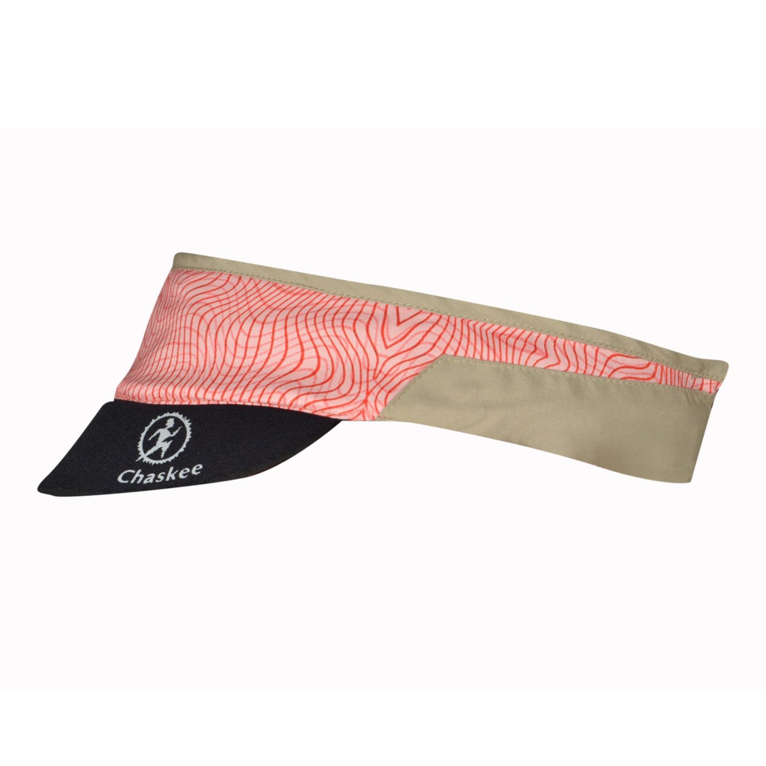 Chaskee Flex Cap Sport Visor Modern Sonnenschutz Kappe rot