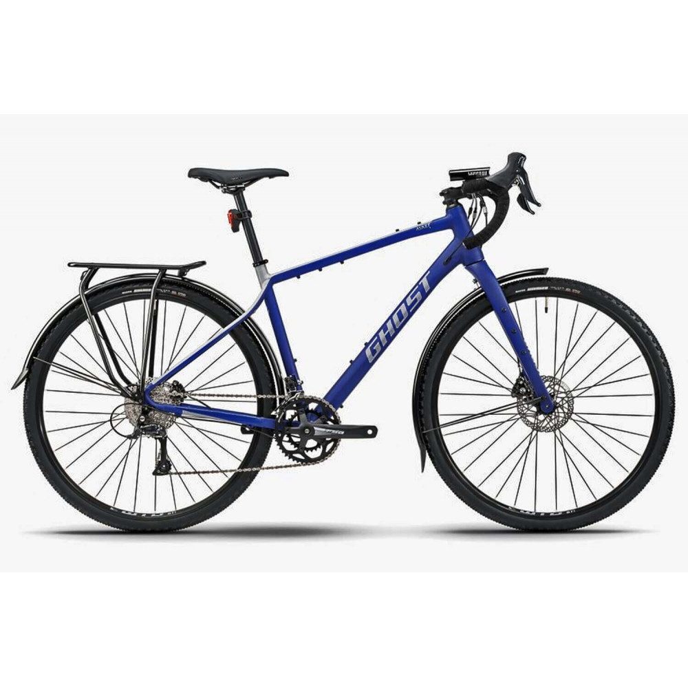 Ghost Mountainbike Asket EQ Gravelbike in dunkelgrau und blau