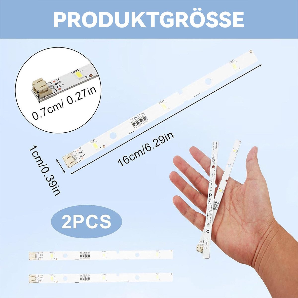 DOPWii LED-Streifen 4 Stück LED-Lichtleiste für günstig online kaufen