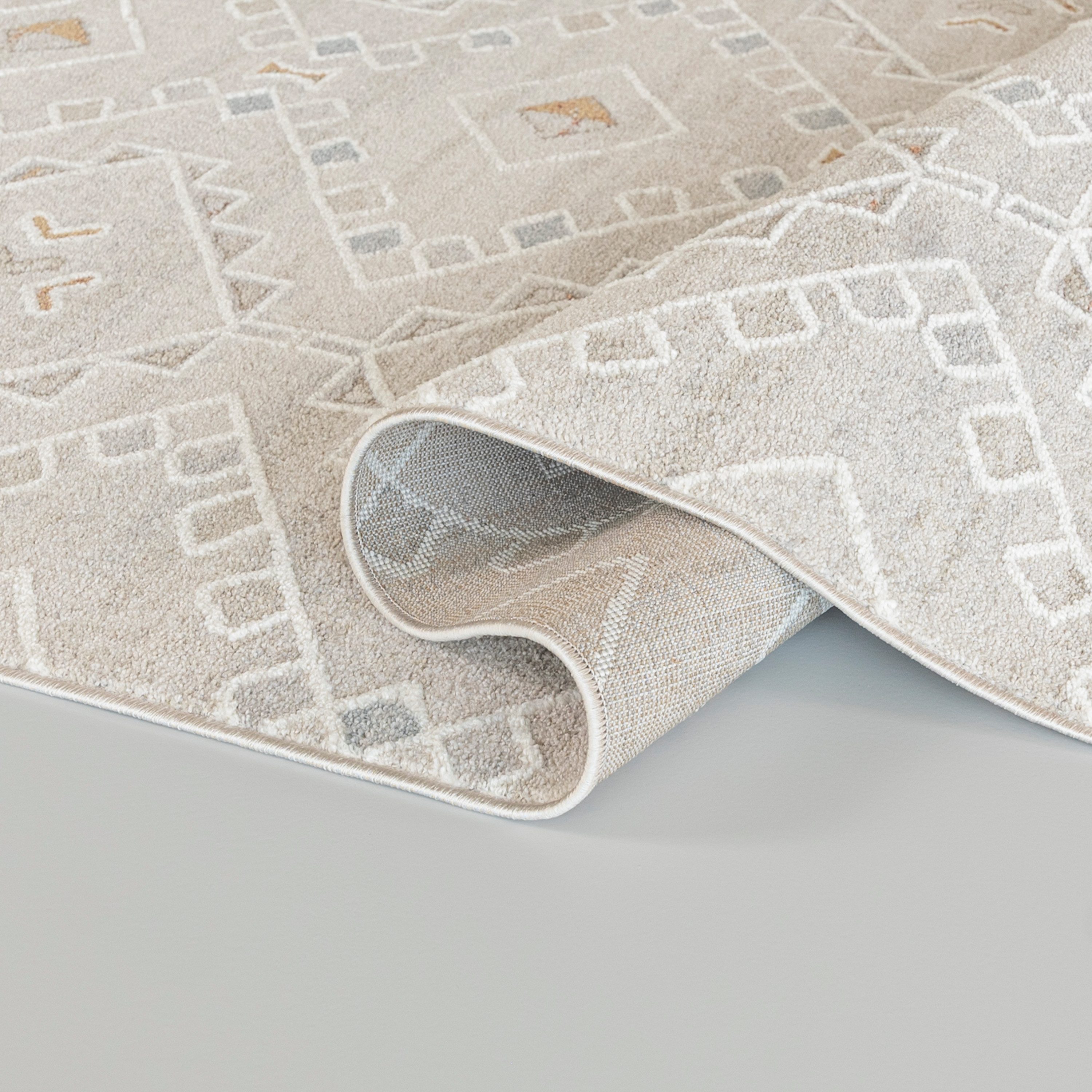 Mazovia Designteppich Ethnisch, Geometrisch Wohnzimmer, Schlafzimmer, günstig online kaufen