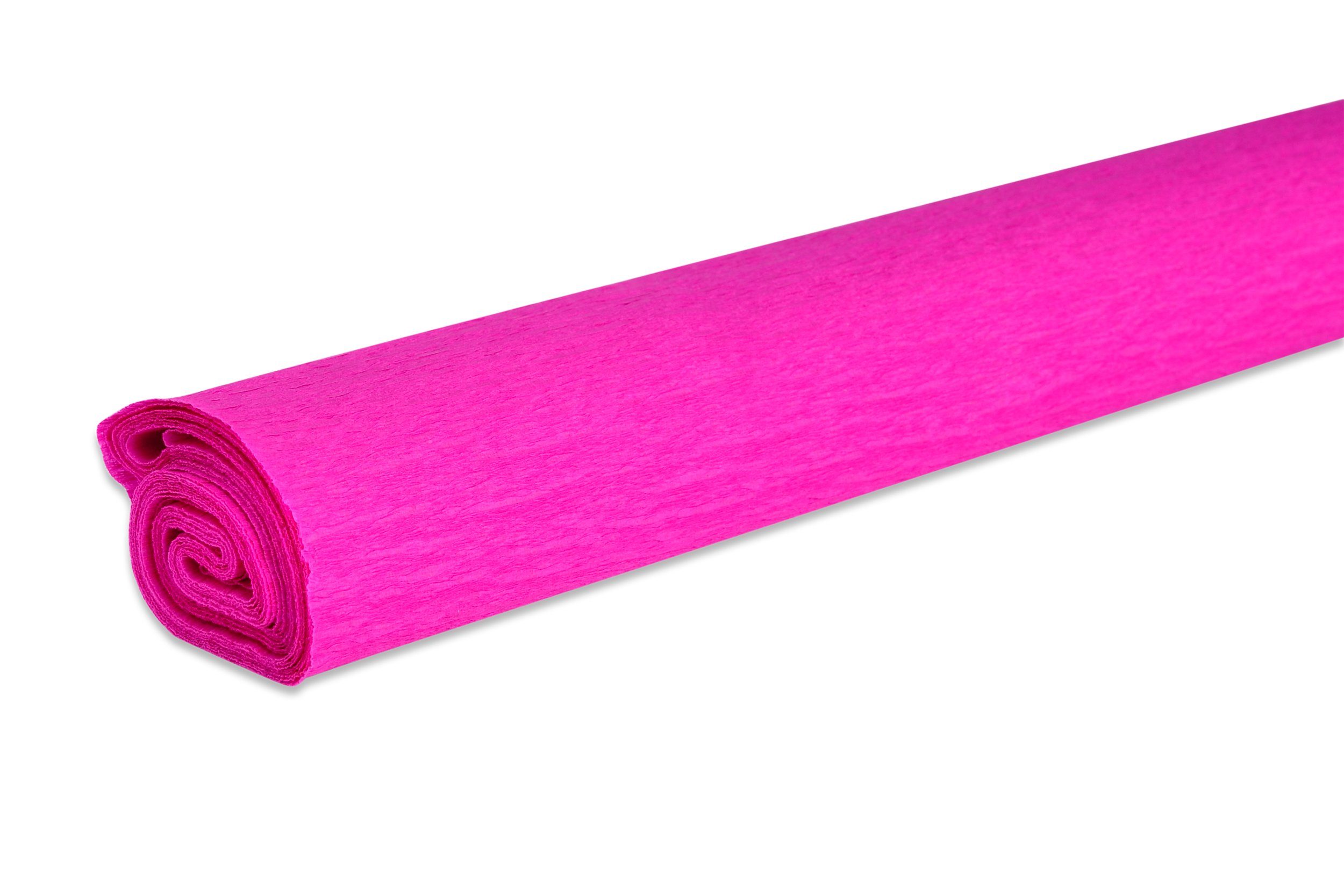 Krepppapier 50 x Farbenfroh 10 Pink cm, Feinpapier Rollen 200 VBS