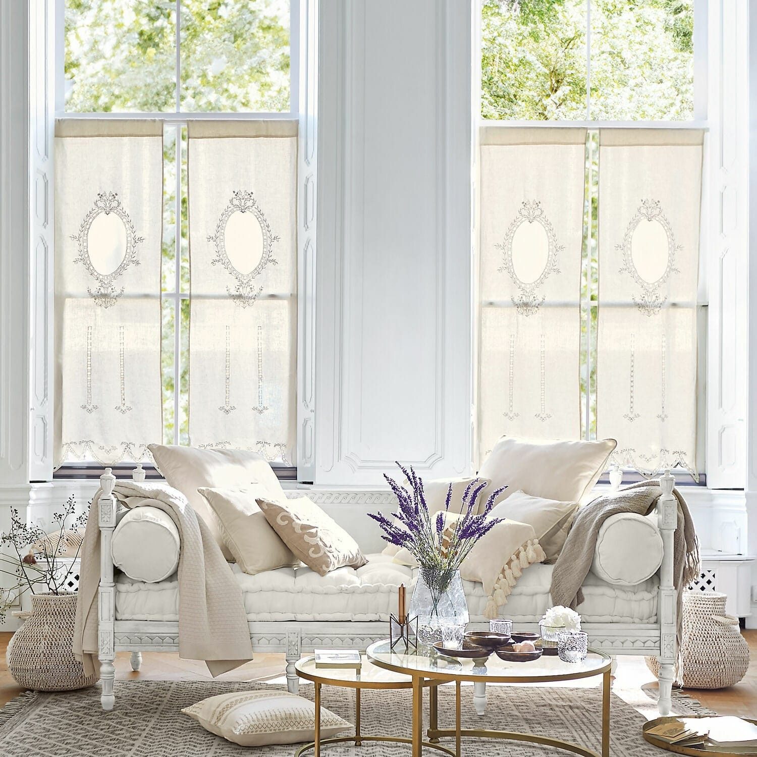 Mirabeau Scheibengardine Gardine Loiret creme
