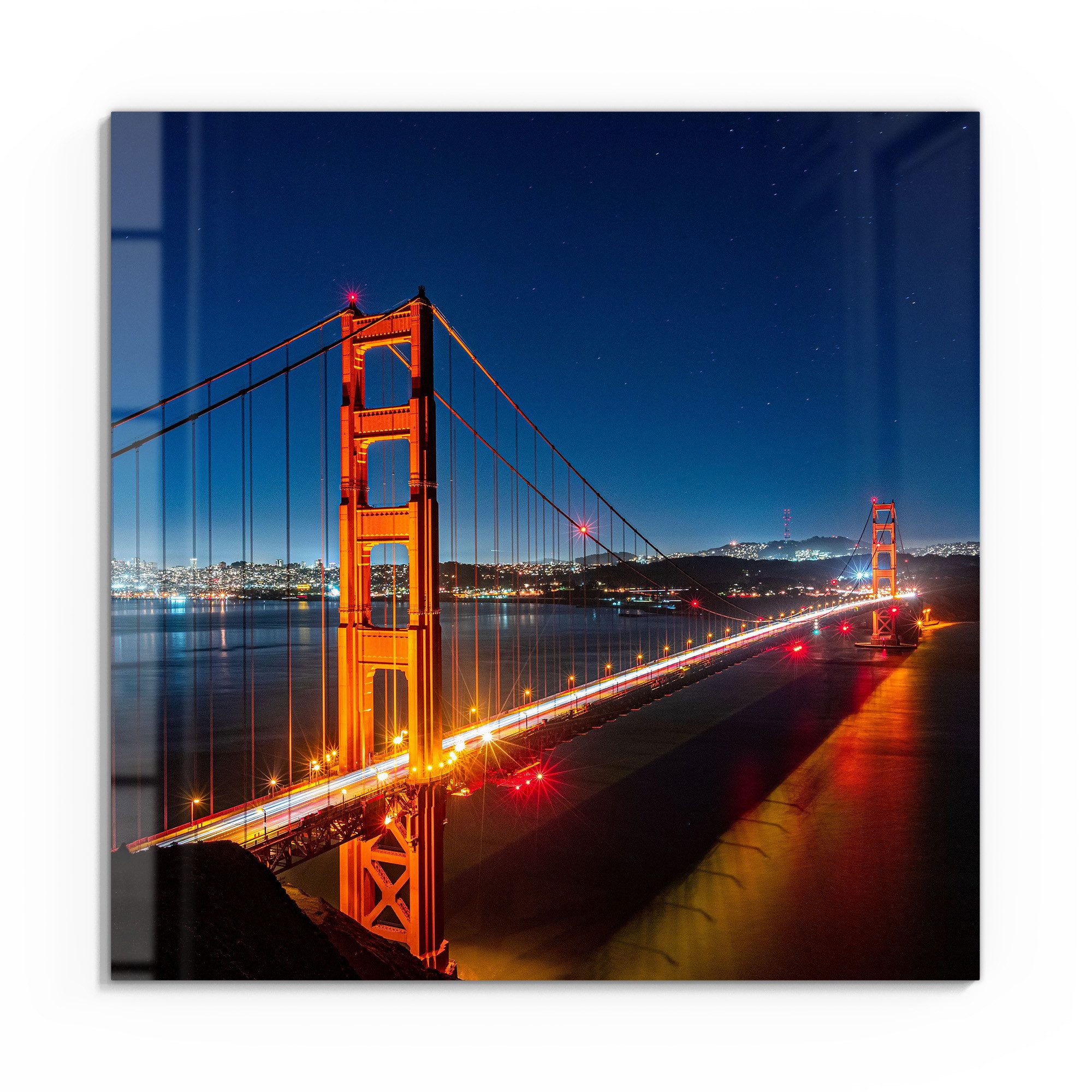 DEQORI Glasbild 'San Francisco bei Nacht', günstig online kaufen