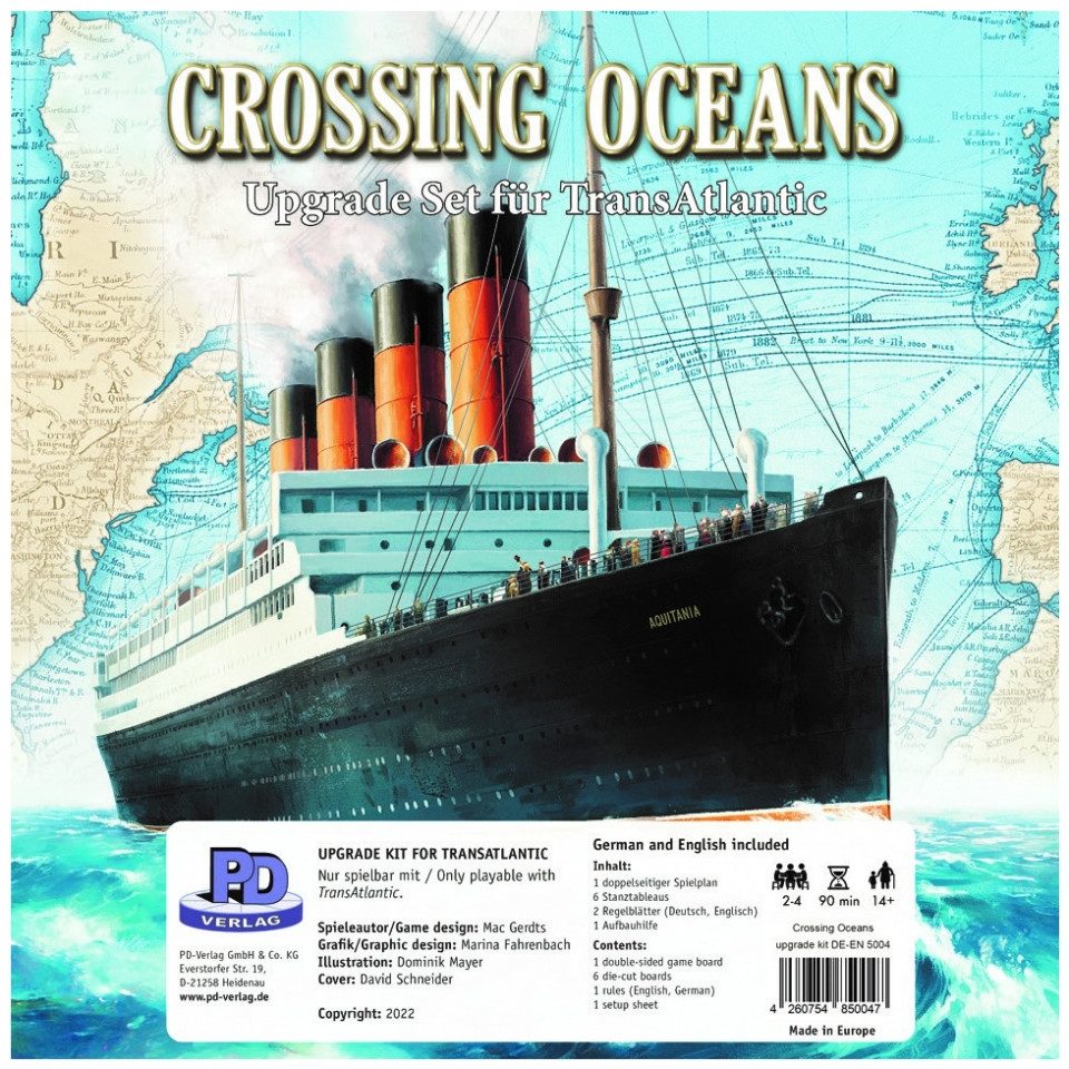 PD-Verlag Spiel, Crossing Oceans - Upgrade Set für TransAtlanctic
