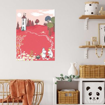 Posterlounge Wandfolie Moomin, Ein neues Abenteuer, Kindergarten Illustration