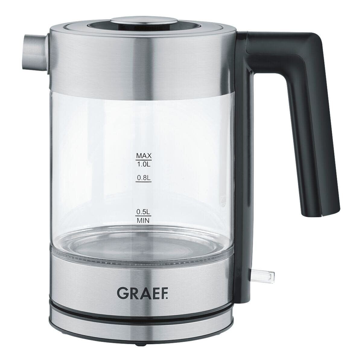 Graef 1,0 / WK300EU, Glas Edelstahl 1 Line l, Liter, W, Young 2000 Wasserkocher