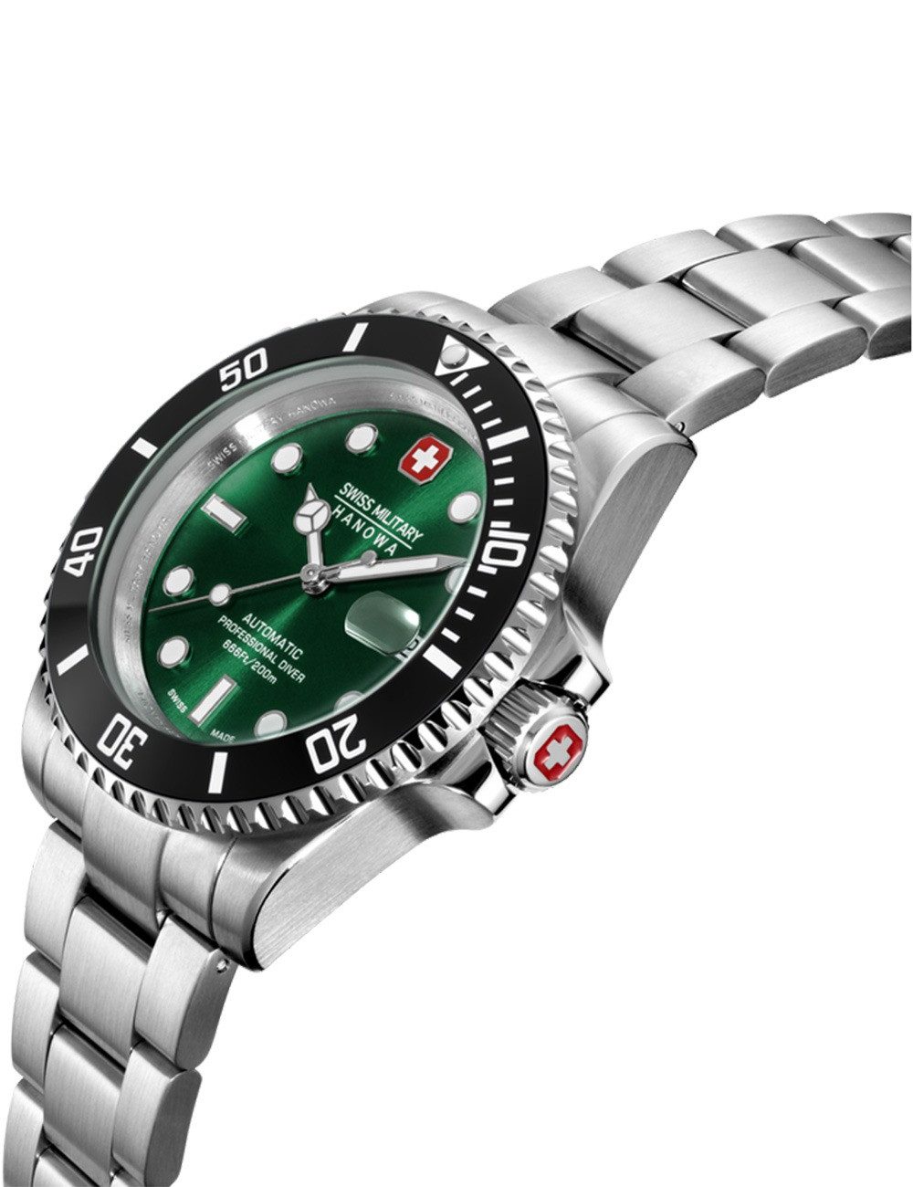 Swiss Military Hanowa Automatikuhr Swiss Military Hanowa SMWGL0006302 Herrenuhr Sealord Automatik 41mm 20 Swiss Military Hanowa SMWGL0006302 Herrenuhr Sealord Automatik 41mm 20ATM