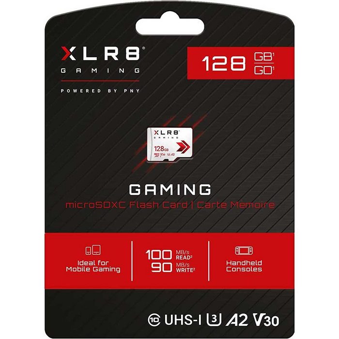 PNY XLR8 Gaming R100/W90 Micro SD-Karte