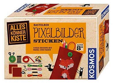 KOSMOS Verlag Konstruktions-Spielset Kosmos 604141 AllesKönnerKiste, Pixelbilder sticken