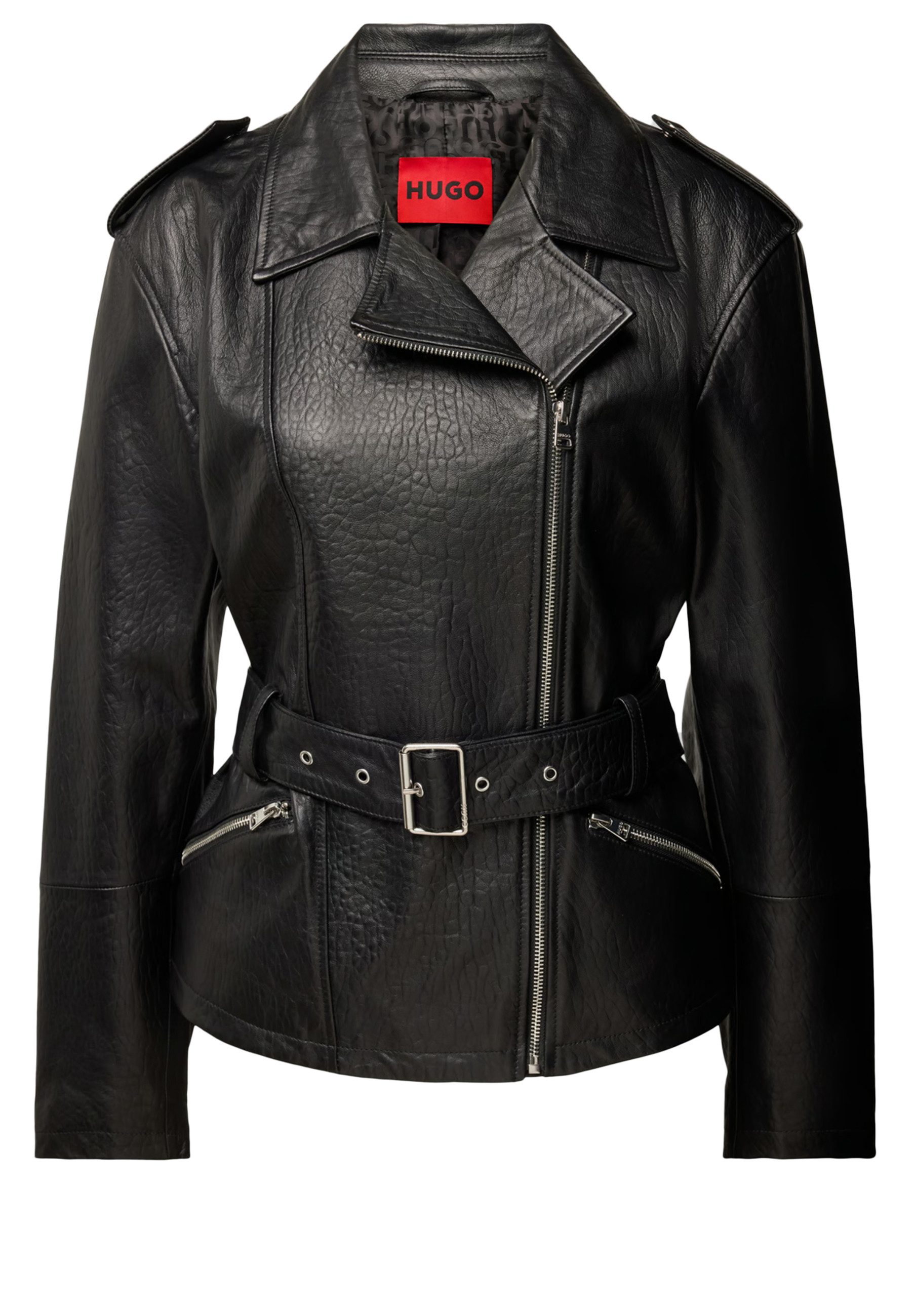 HUGO Lederjacke Leraba (1-St)