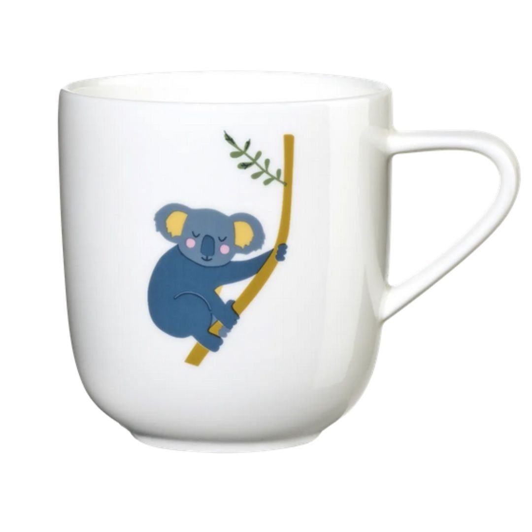 Porzellan, Stoßfest, Extrem ASA Spülmaschinenfest, SELECTION Kindertasse Porzellan Tasse in DE 250ml, Porzellan, Konrad, Koala aus Made Henkelbecher