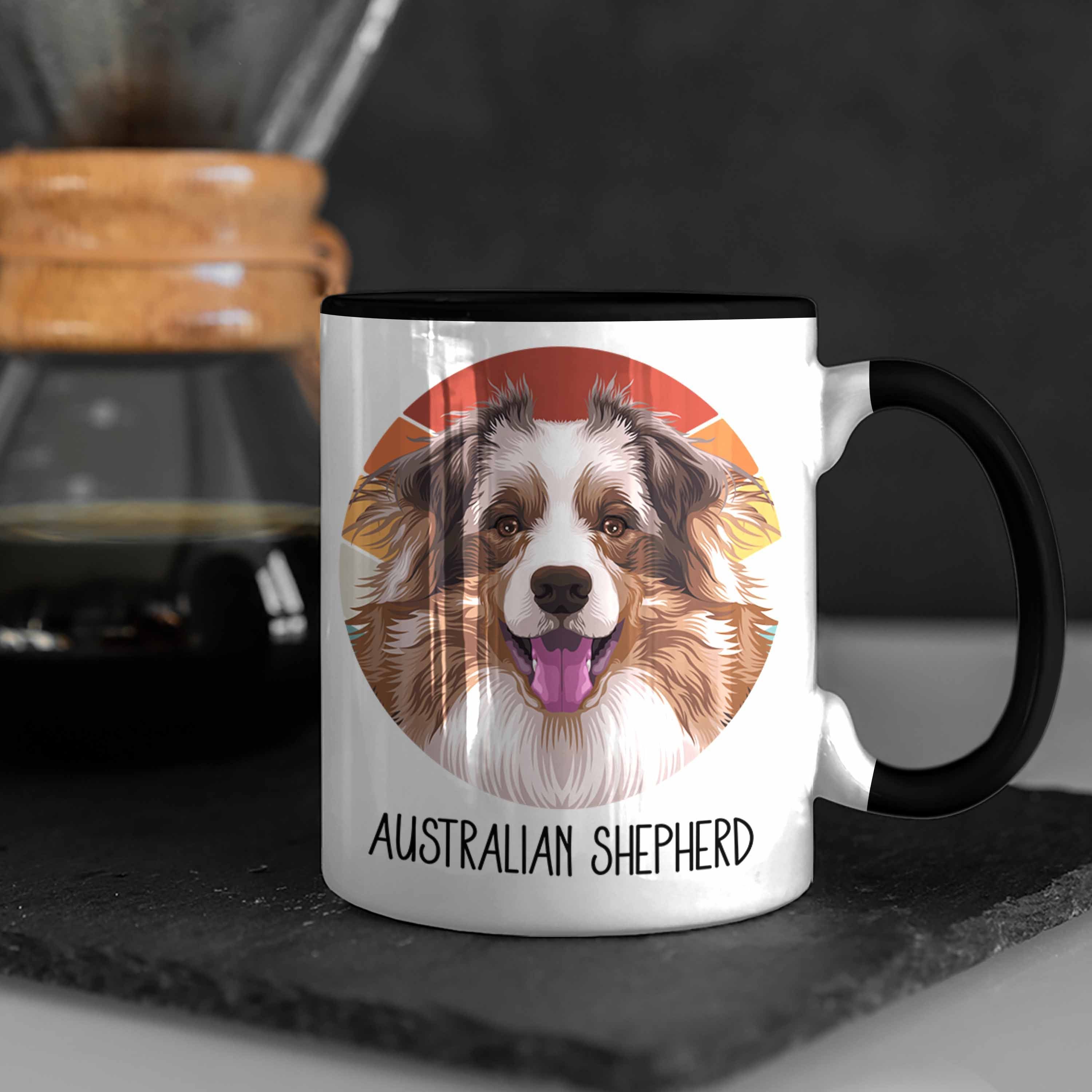 Trendation Shepherd Spruch Geschenk Besitzer Lustiger Australian Tasse Geschenkid Schwarz Tasse