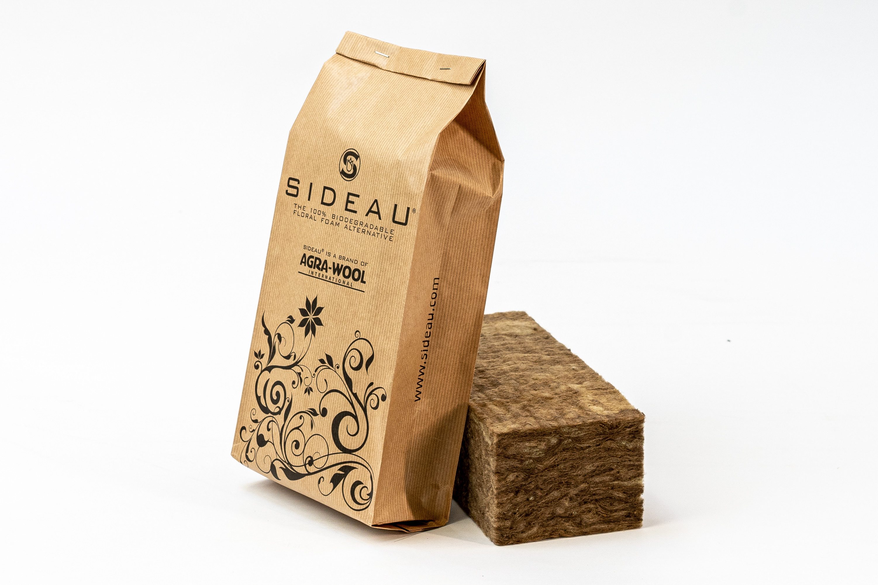 Creativery Bastelmoos, Steckmasse Ziegel 23x10x7,5cm kompostierbar & abbaubar 1 Stück