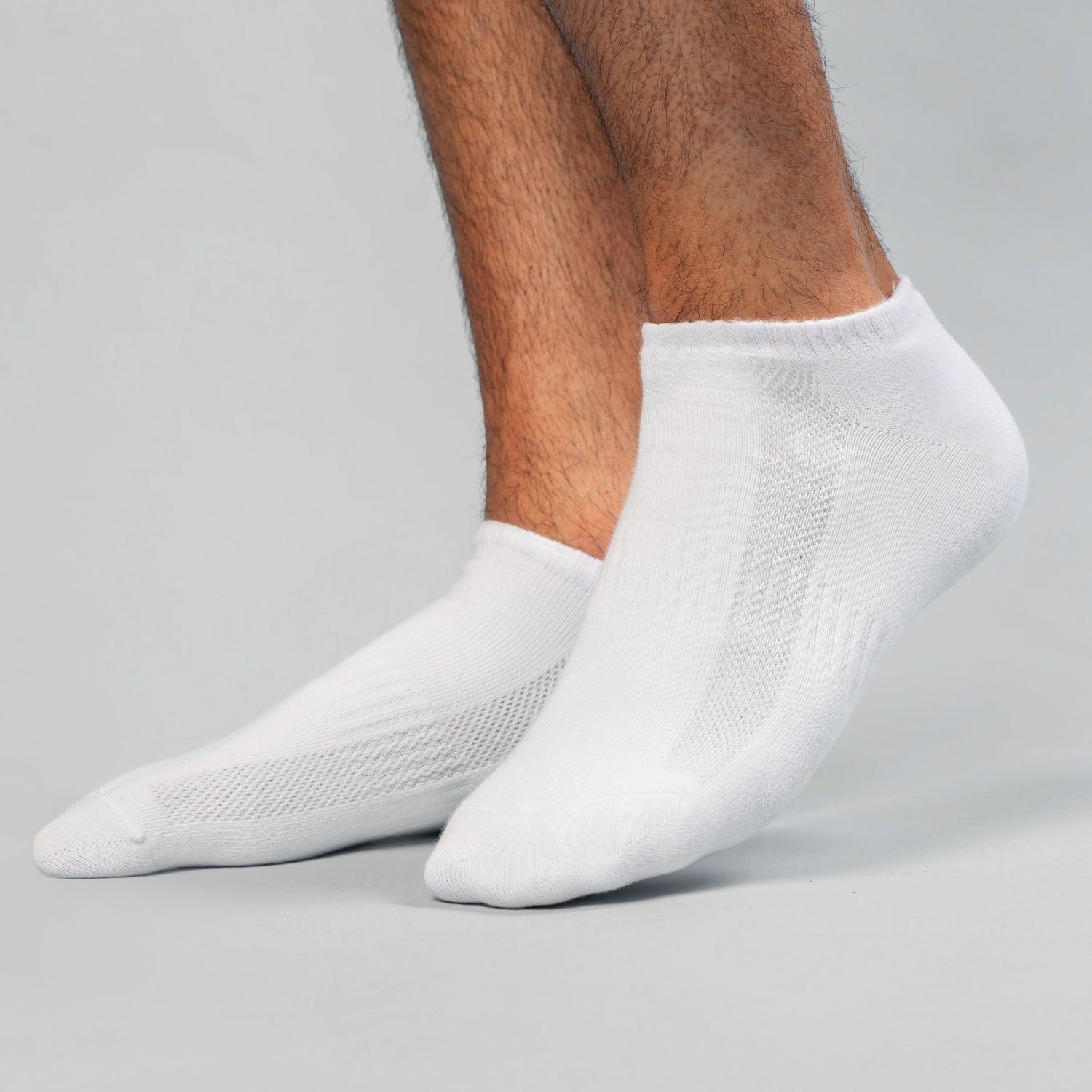 SNOCKS Sneakersocken Sneaker Socken für Herren & Damen (6-Paar) aus  Bio-Baumwolle, für jeden Schuh und Anlass