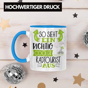 Trendation Tasse So Sieht Ein Richtig Cooler Radtourist Aus Geschenk Tasse Lustiger Sp