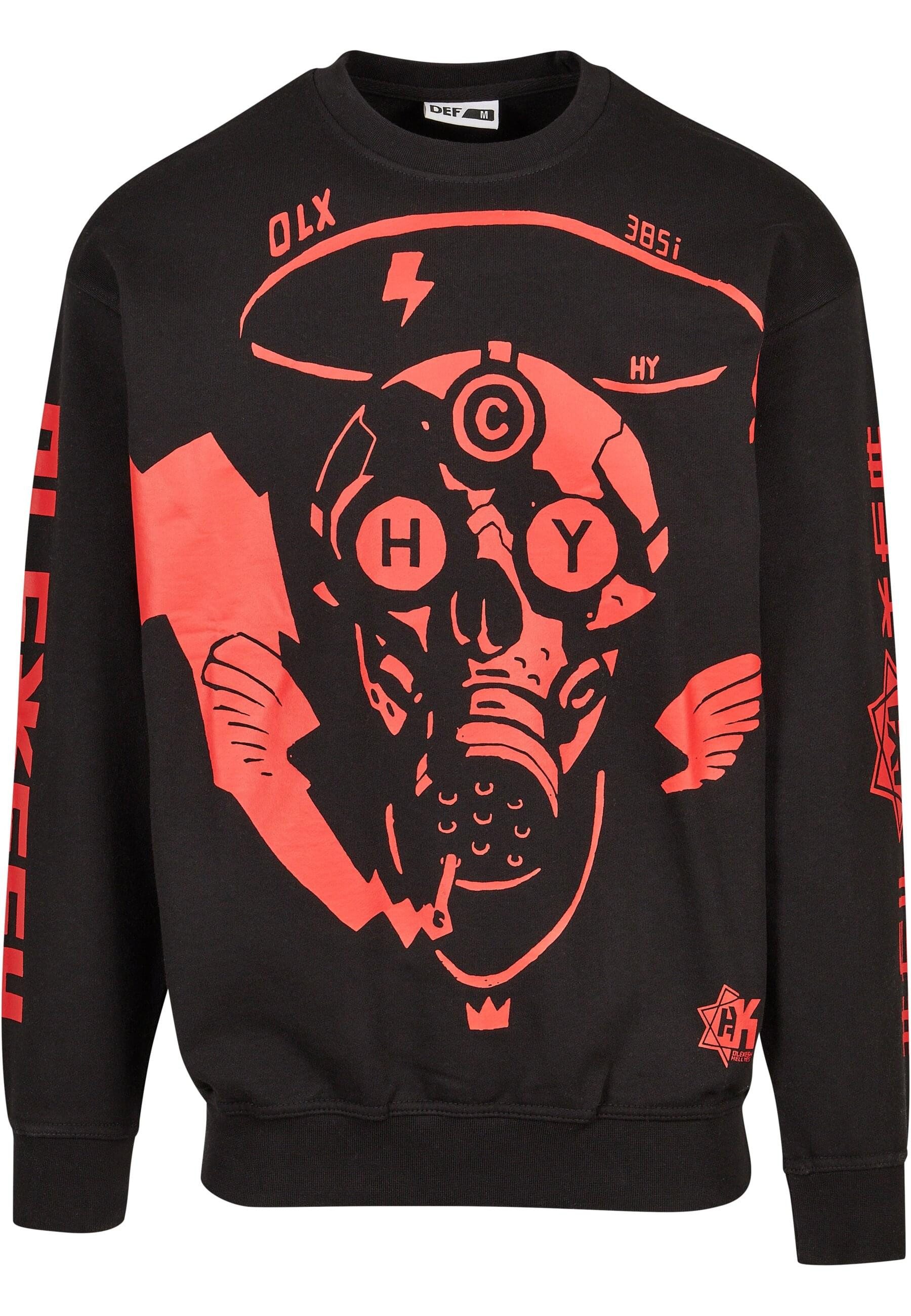 Rundhalspullover DEF Herren Skull Sweat Pants