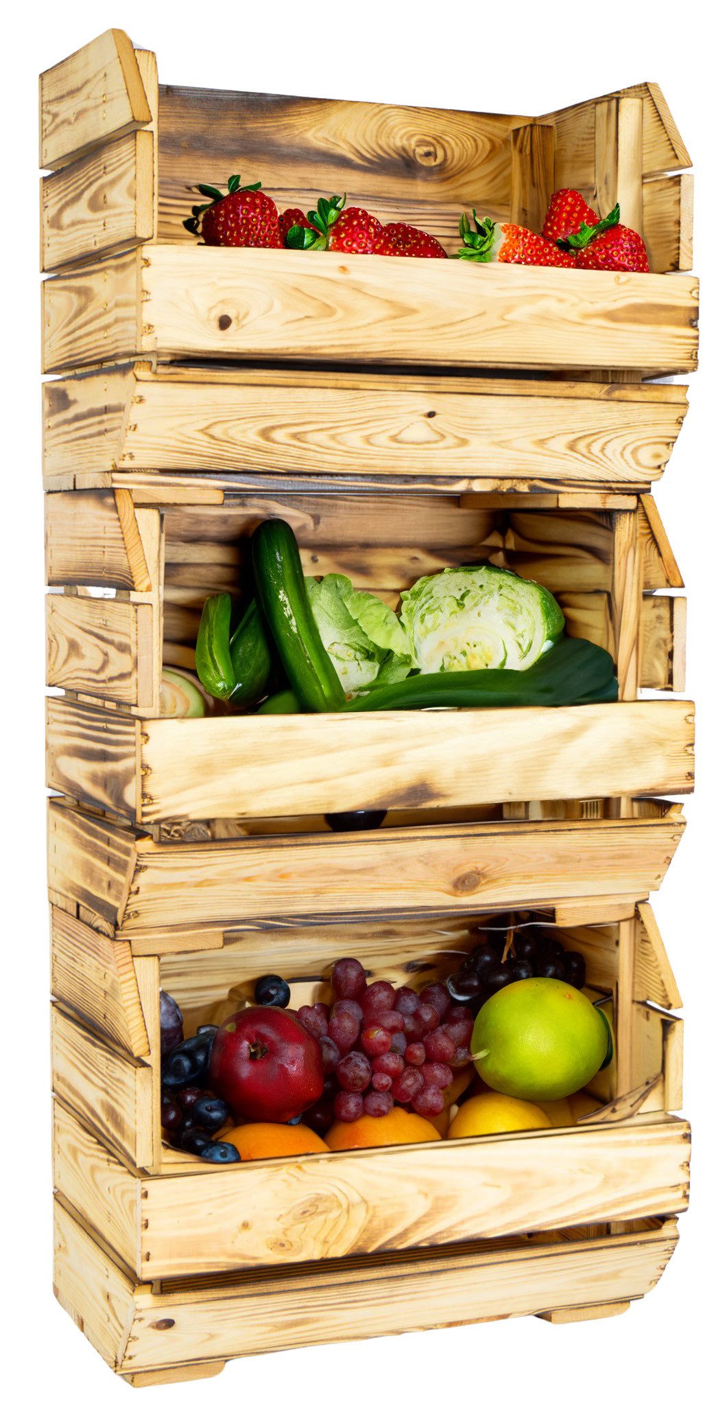 Kistenkolli Altes Land Allzweckkiste Schmales Küchenregal 40x22x29 cm in ge günstig online kaufen