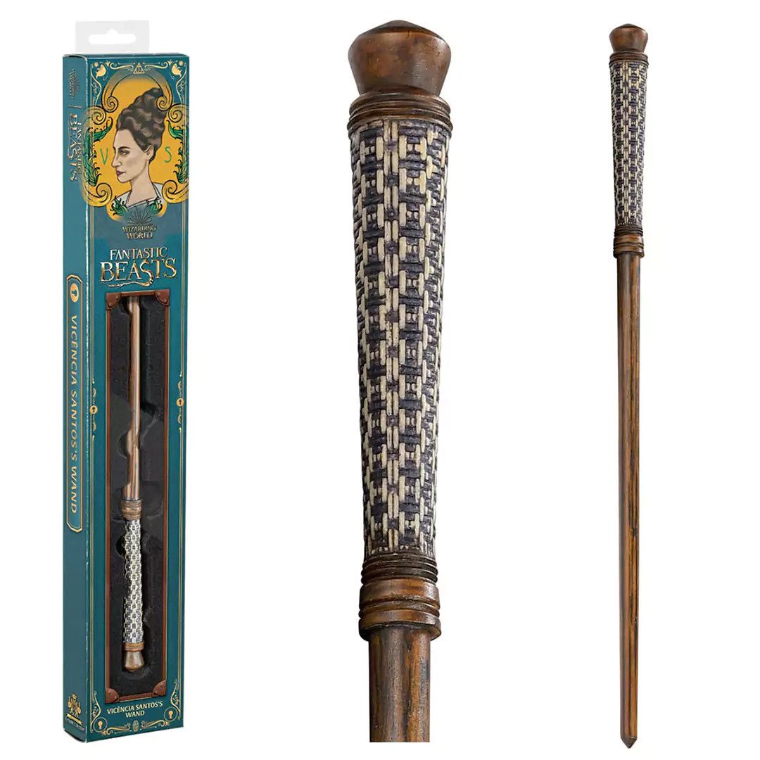 The Noble Collection Zauberstab Vicência Santos Zauberstab-Blister – Phantastische Tierwesen, (1-tlg)