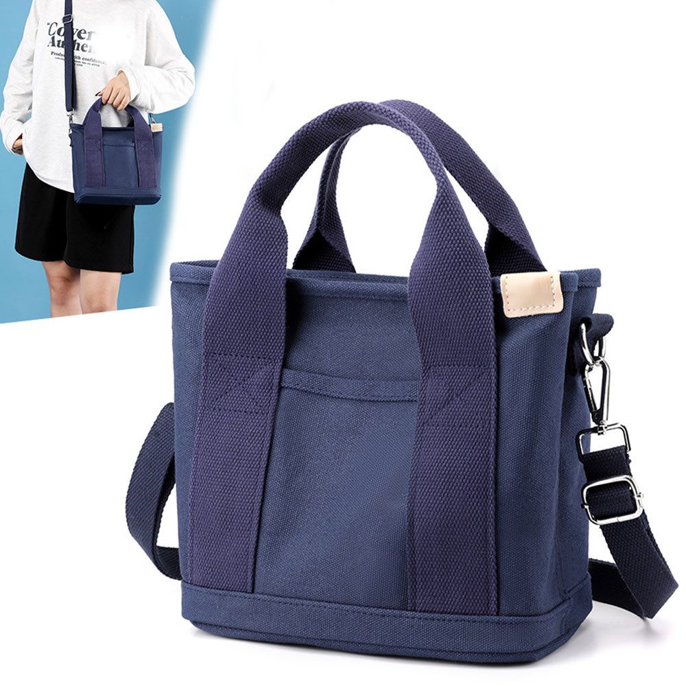 Schatztasche Schultertasche Umhängetasche aus Segeltuch Mode einfach große Kapazität Handtasche (1-tlg), Kann als Crossbody getragen werden, erhältlich in 3 Farben
