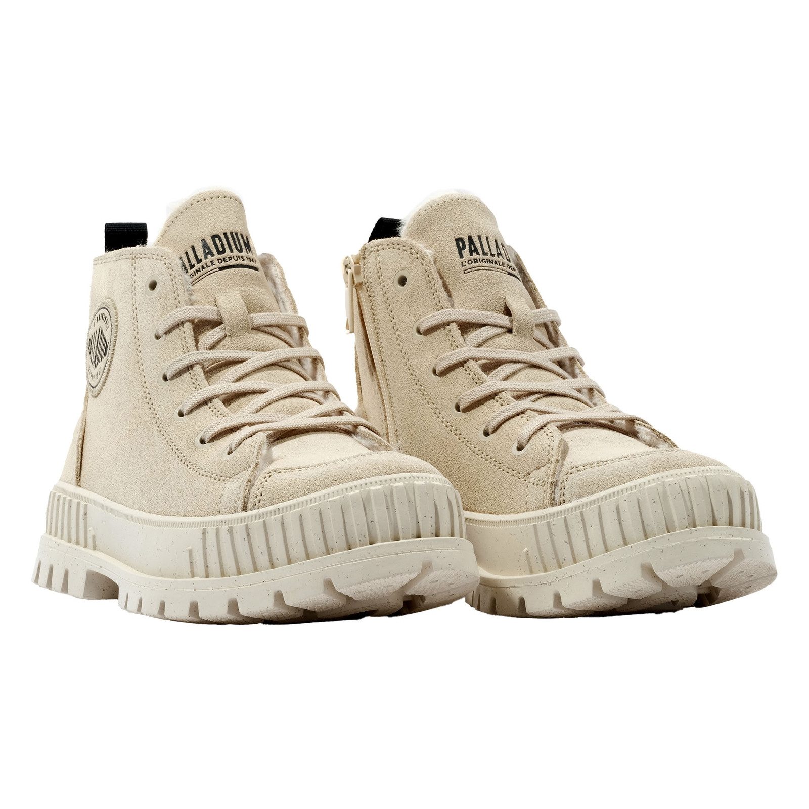 Palladium Pallashock Zip Warm Stiefelette mit Reißverschluss und Markenpatc günstig online kaufen