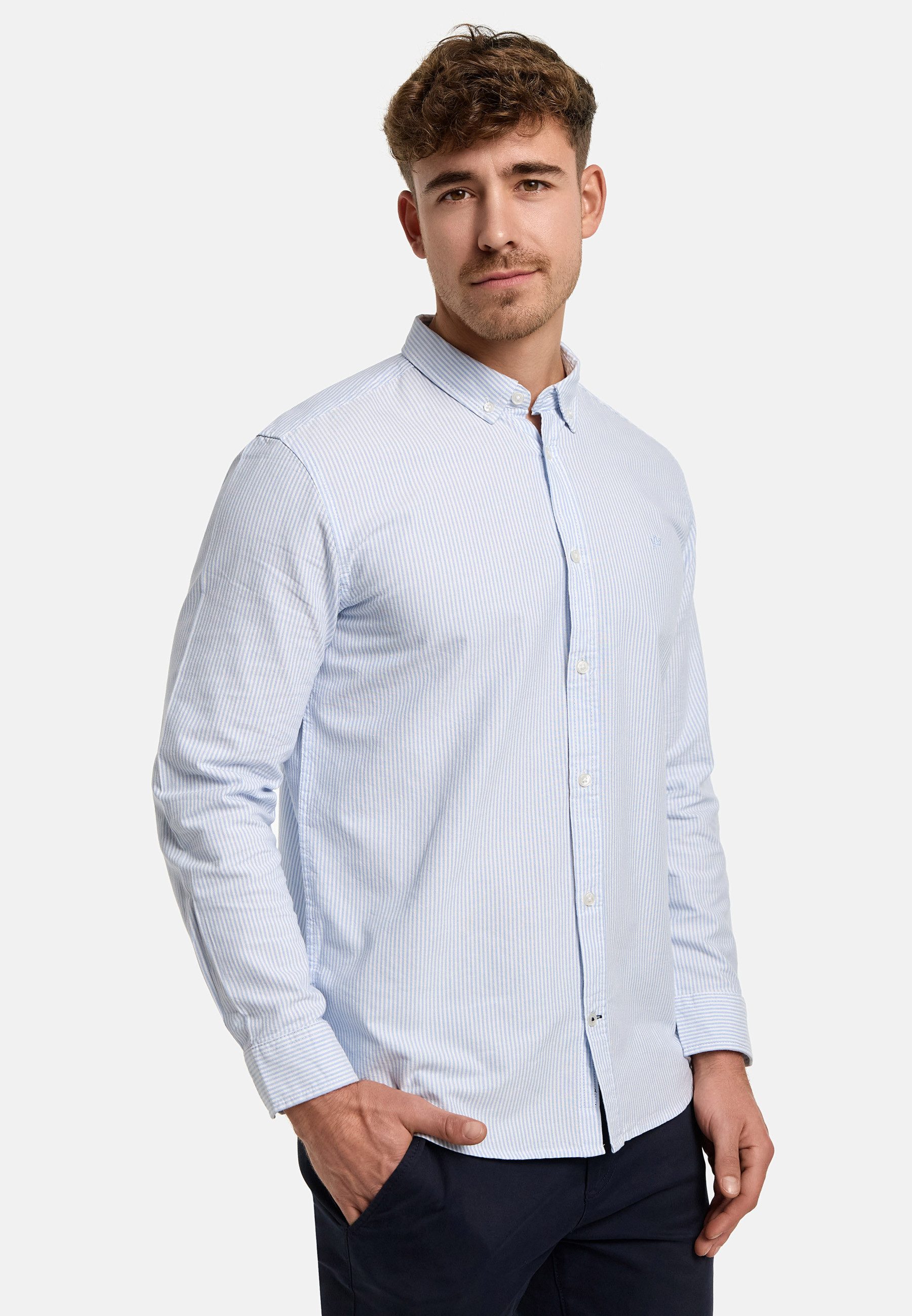 Kronstadt Langarmhemd Herren KSJohan Oxford Herrenhemd Langarm – Bild 3 von 5