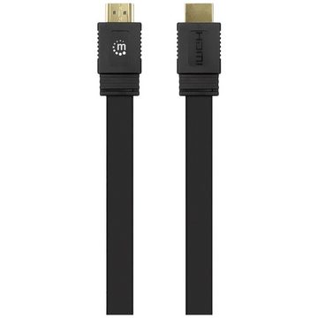 MANHATTAN Flaches High Speed HDMI-Kabel mit Ethernet-Kanal HDMI-Kabel