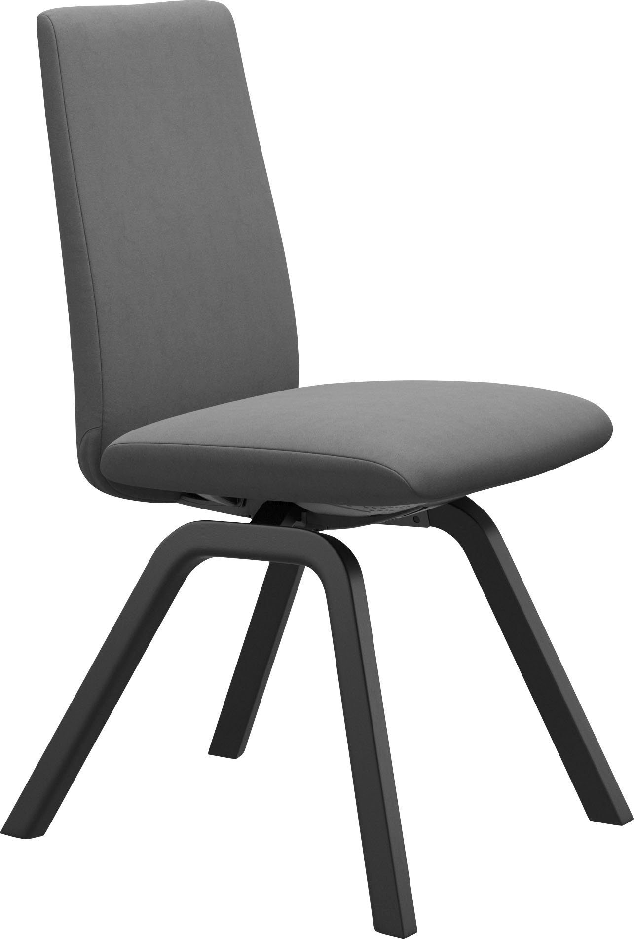 Stressless® Polsterstuhl Laurel, Low Back, Größe M, mit schräggestellten Beinen in Schwarz
