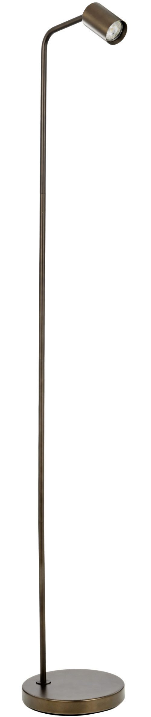 EGLO Stehlampe RIGOMAGNO Stehlampe - Stahl - GU10 - 1X5W - IP20, Ein-/Ausschalter, ohne Leuchtmittel, Standleuchte, Leselampe, Wohzimmer, Schlafzimmer, L26,5 x B23 x H15cm