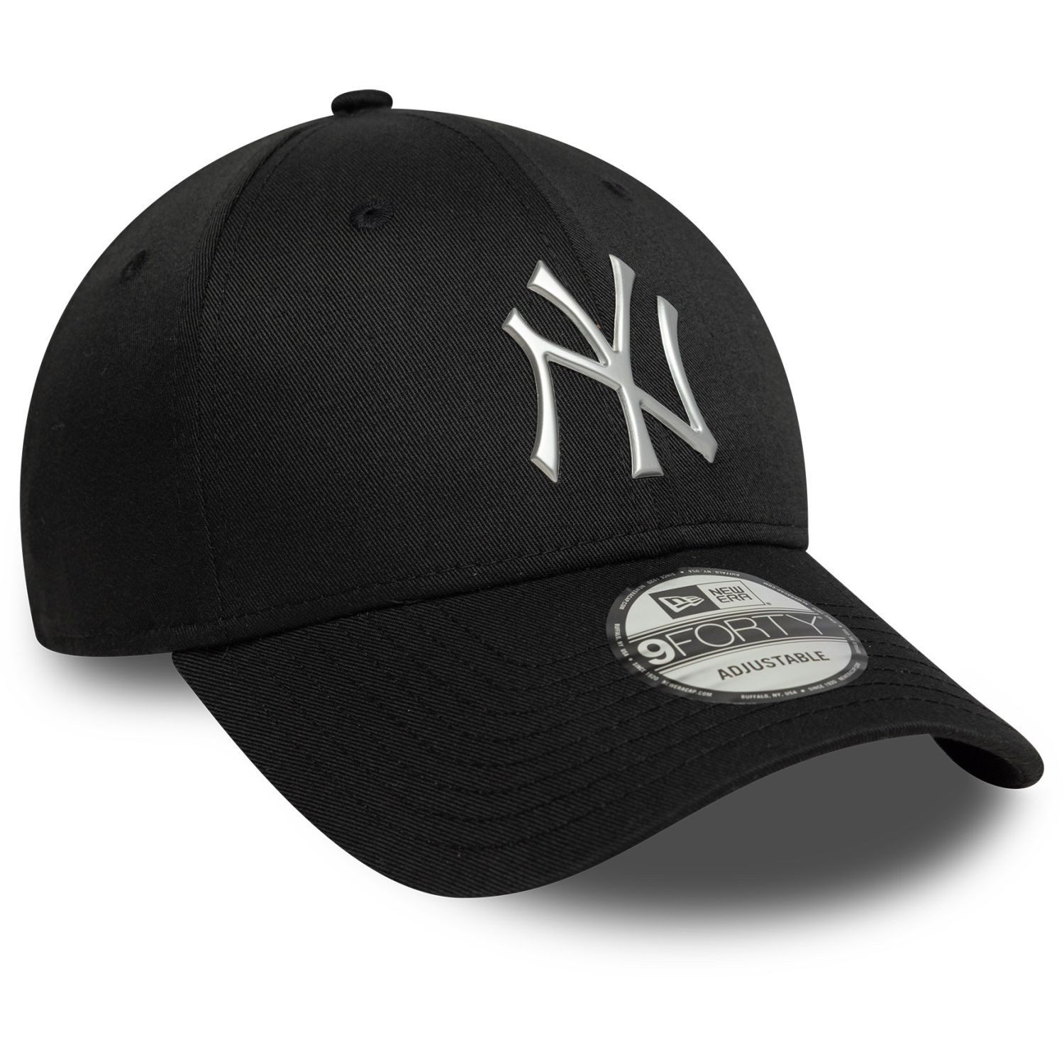 New Era Baseball Cap 9Forty Strapback METALLIC New York Yankees