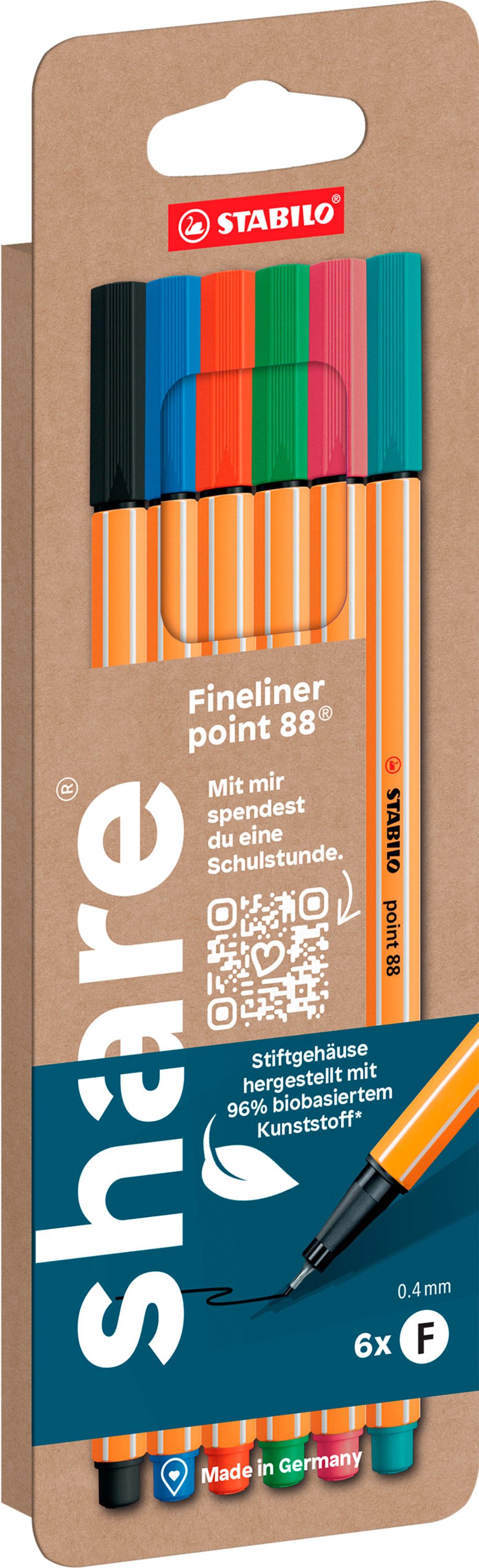 share Fineliner Fineliner, 6er-Set