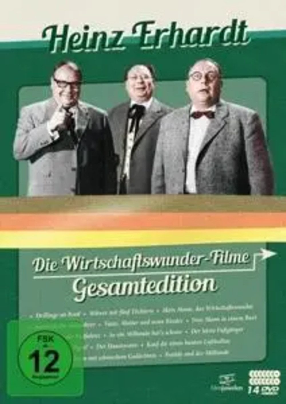DVD Heinz Erhardt Wirtschaftswunder Gesamtedition. 14 DVDs