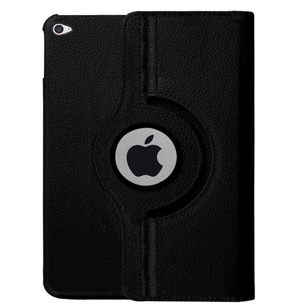 FroShop Tablet-Hülle Schutzhülle für Apple iPad Pro 12.9" 1. und 2. Generation 2015 2017 32,8 cm (12,9 Zoll), Standfunktion Stabil Schwenkbar 360° Grad Drehbar - Farbe SCHWARZ