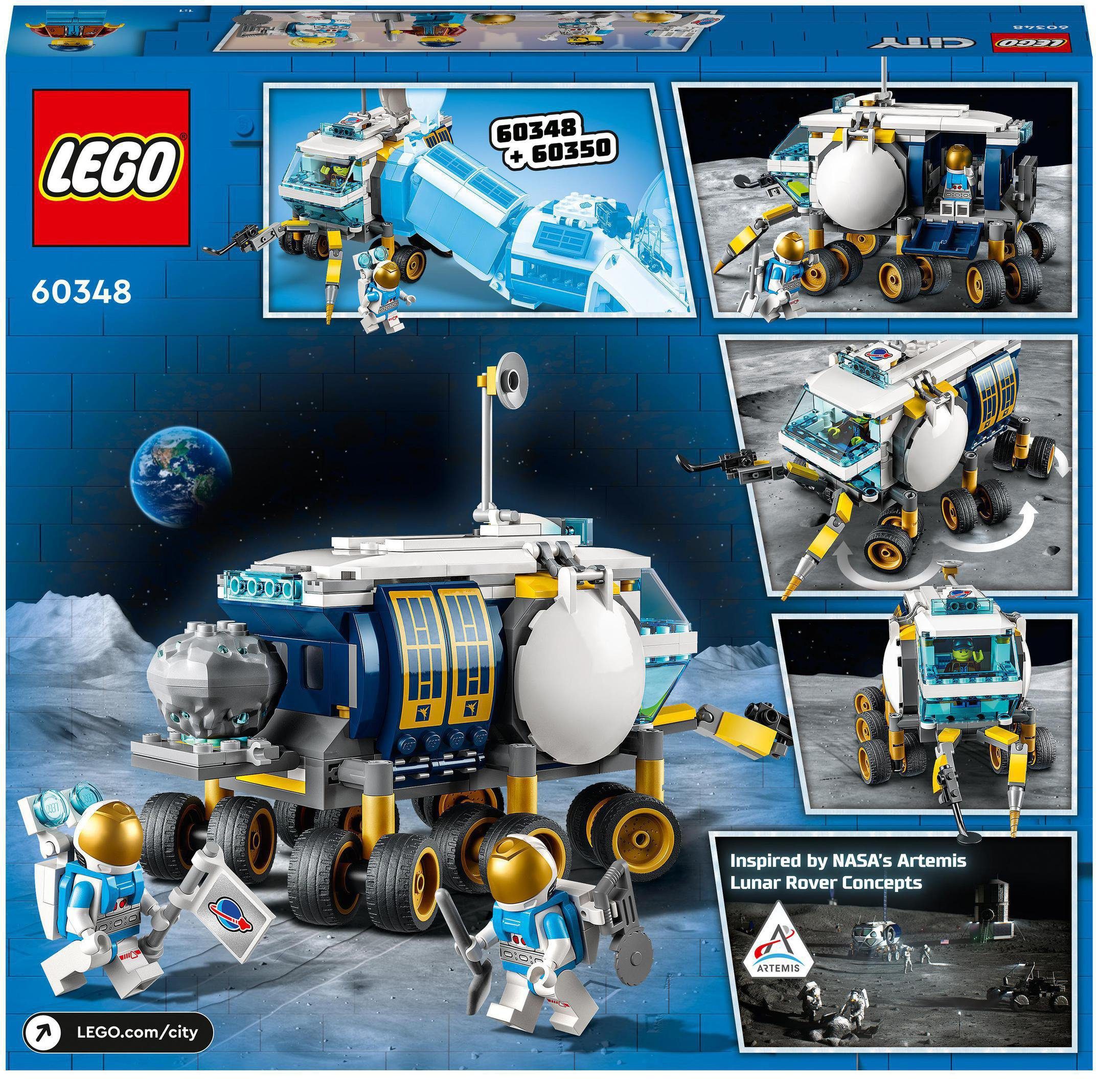 Konstruktionsspielsteine (275 LEGO® Europe LEGO® Made City, in Mond-Rover (60348), St),