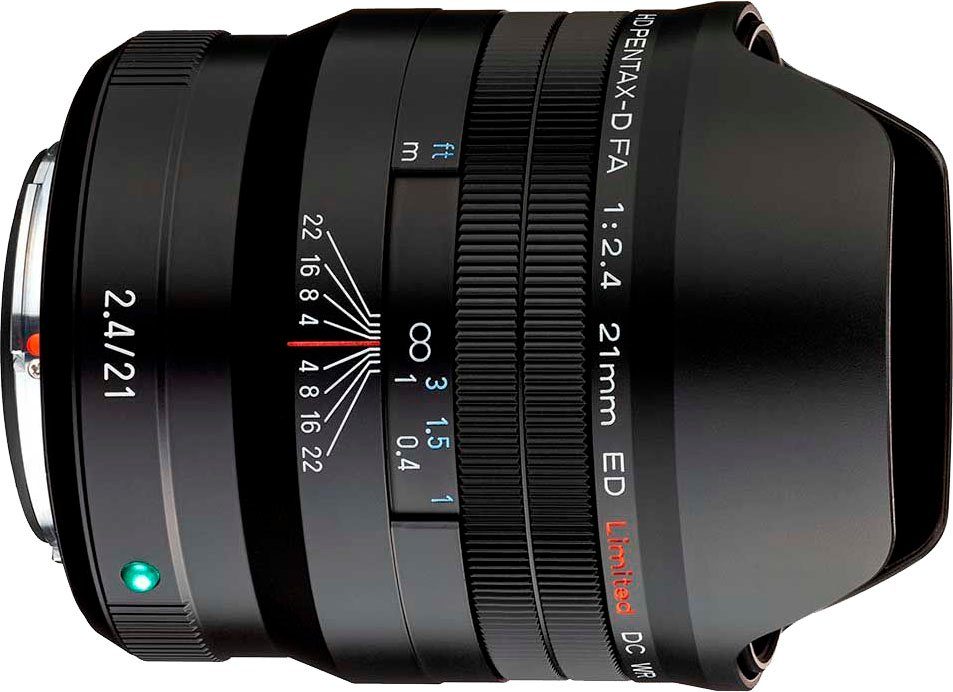 D HD optische FA WR Objektiv, 2.4 Limited Premium PENTAX 21 Perfekte Eigenschaften mm
