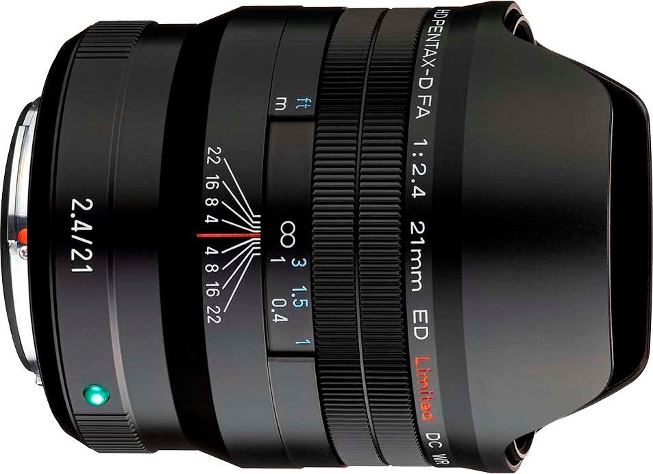 PENTAX Premium 21 mm 2.4 HD D FA WR Limited Objektiv, Perfekte optische  Eigenschaften