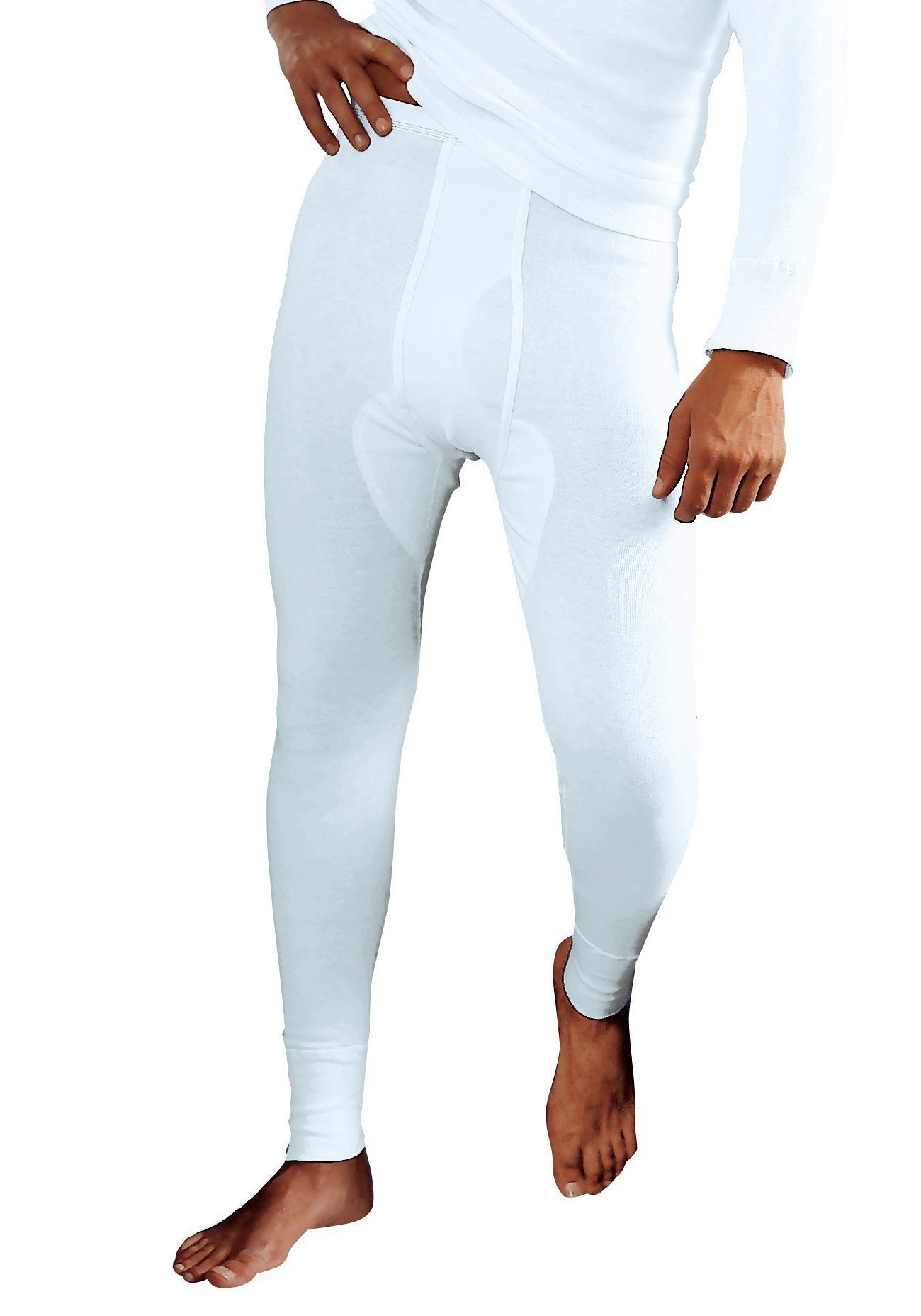 Clipper Lange Unterhose (Packung, 2-St) Doppelripp