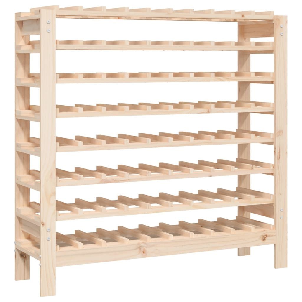 vidaXL Weinregal Weinregal 109,5x30x107,5 cm Massivholz Kiefer, 1-tlg.