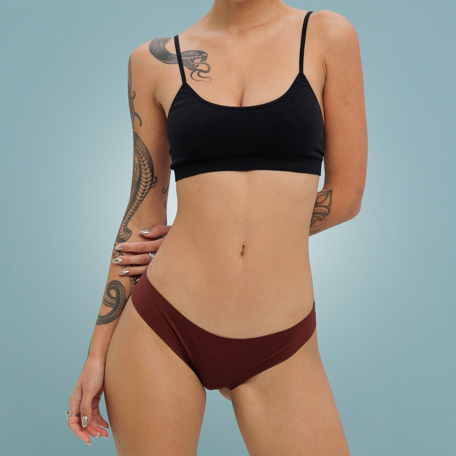 Boni-Shop Slip Weekiss Seamless Periodenunterwäsche, Menstruationsunterwäsche, Periodenslip, Größe: XL (42); Mengen-Rabatte: 7 Slips 20% Rabatt; Farb