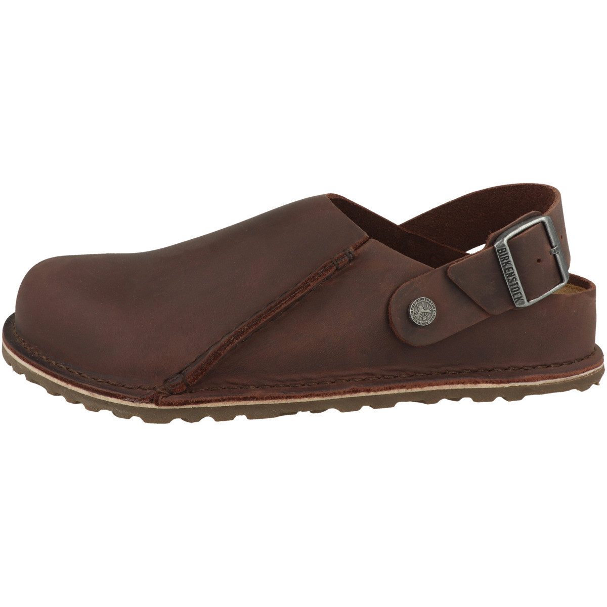 Birkenstock Lutry Premium Geöltes Nubukleder normal Hausschuh Pantoffeln, Slipper, Schlappen, Latschen, Hüttenschuhe