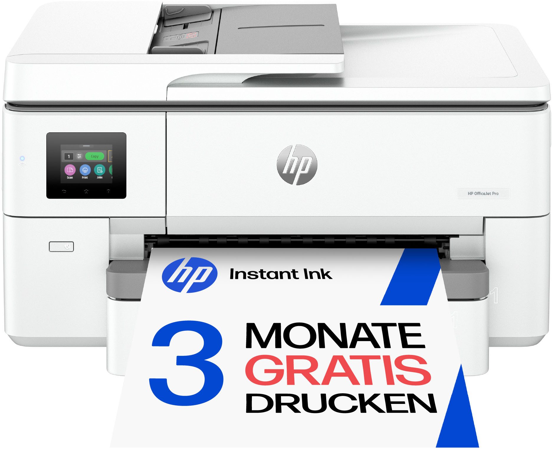 HP OfficeJet Pro 9720e A3 Multifunktionsdrucker, (WLAN (Wi-Fi), Bluetooth, LAN (Ethernet), 3 Monate gratis* drucken mit Instant Ink)