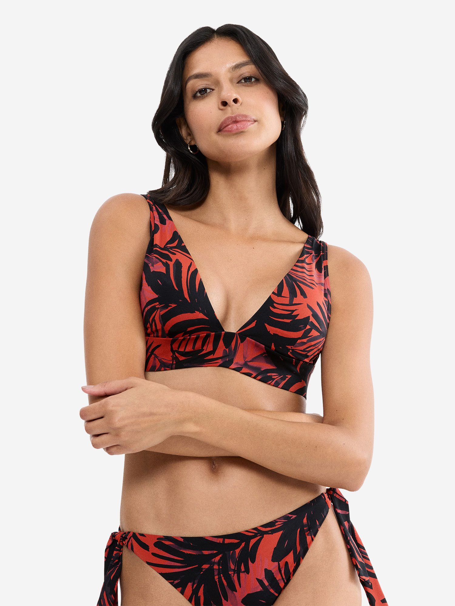 Triumph Bustier-Bikini-Top Red Label Summer Palm, Bademode,Bikini,Bustier-Bikini-Top