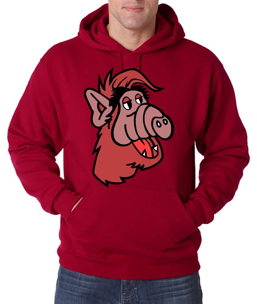 Alf Rot Print Youth Pullover Herren Kapuzenpullover Designz modischem mit Hoodie
